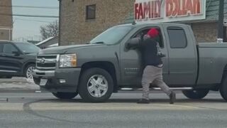 A heated road rage incident in Chicago