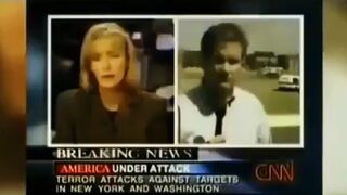 This footage was aired once after 9/11 and was never shown again.