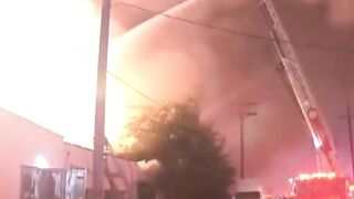 Firefighters Learn the Hard Way That Pouring Water On A Magnesium Fire Is A Bad Idea