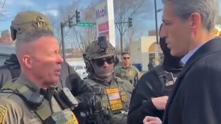 Evanston, IL, Mayor Daniel Biss (D), who has joined anti-ICE riots that attempted to