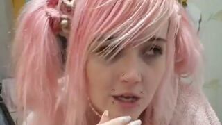 How did she get a piercing like this!